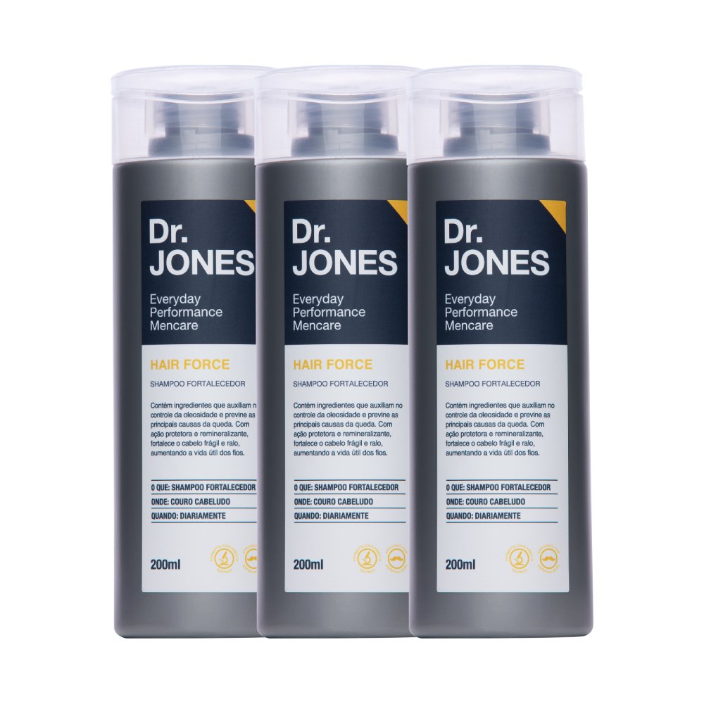 HAIR FORCE - Shampoo Fortalecedor l Dr. JONES HAIR FORCE - Shampoo Fortalecedor